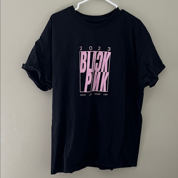 Other - Blackpink 2023 World Tour Graphic T Shirt Black Pink XL